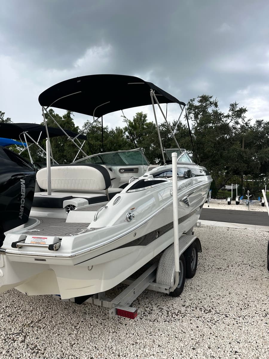 A freshly detailed boat